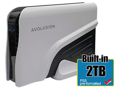 Avolusion 2TB PRO-Z series External Gaming Hard Drive for PS5/PS4 - 2 Year Warranty