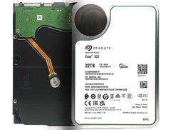 Seagate Exos X22 ST22000NM001E 22TB 7200RPM SATA 6Gb/s 256MB Cache CMR 3.5-Inch Enterprise Hard Drive (Certified Refurbished) - 5 Year Warranty