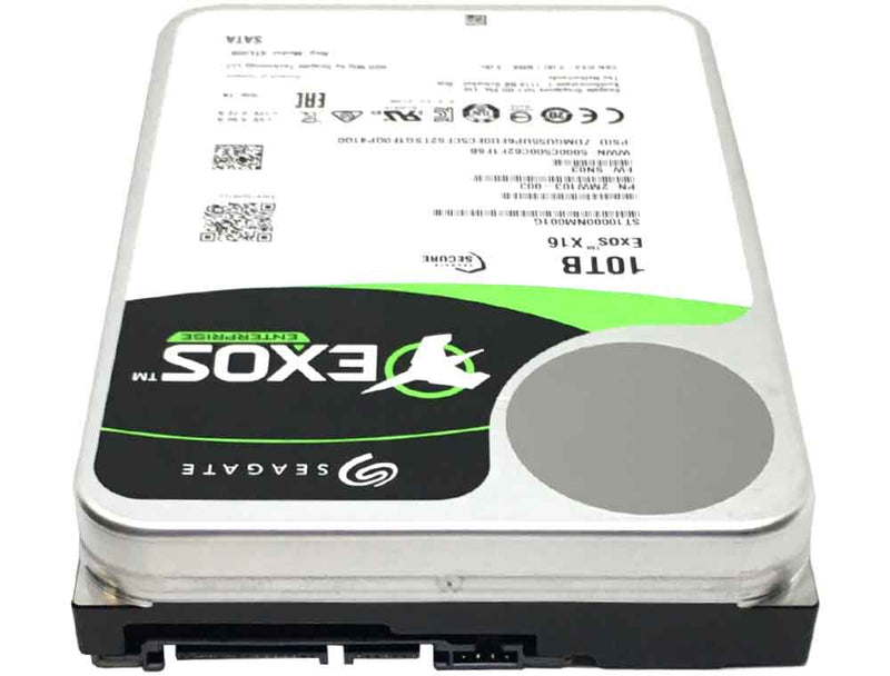 Seagate Seagate Exos X16 ST10000NM001G 10TB 7200RPM 512e/4Kn 256MB Cache SATA 6Gb/s 256MB Cache Enterprise Hard Drive - 5 Years Warranty