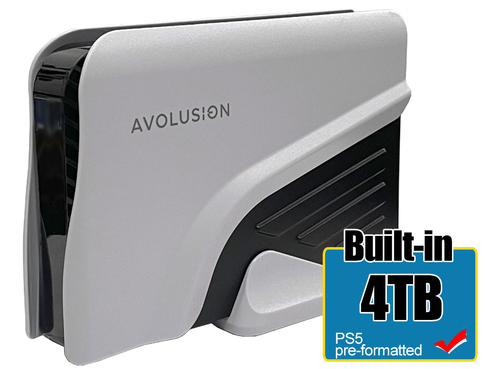 Avolusion 4TB PRO-Z series External Gaming Hard Drive for PS5/PS4 Year Warranty