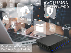 Avolusion PRO-X USB 3.0 External Hard Drive for WindowsOS Desktop PC / Laptop (Black) - 2 Year Warranty