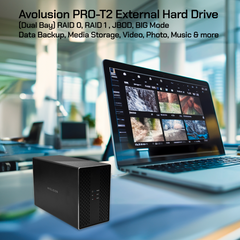 Avolusion PRO-T2 Series Dual Bay JBOD USB 3.0 External Hard Drive - 2 Year Warranty